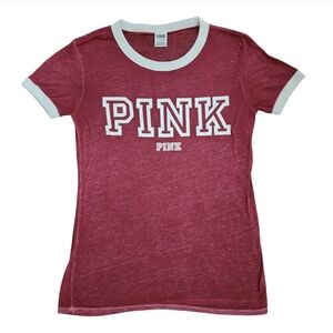 PINK Victoria's Secret Red Short Sleeve Tee